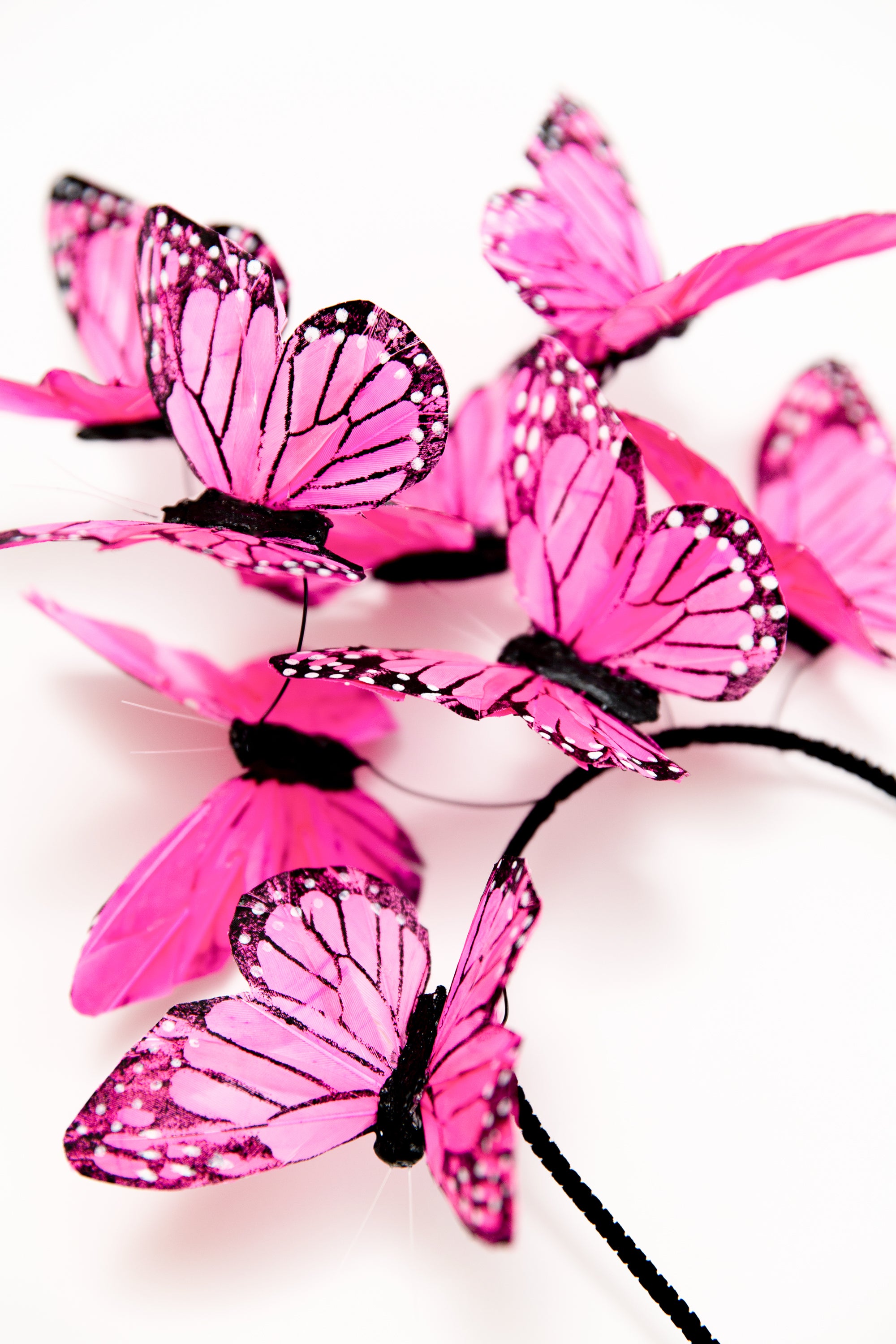 Barbiecore Butterfly Fascinator