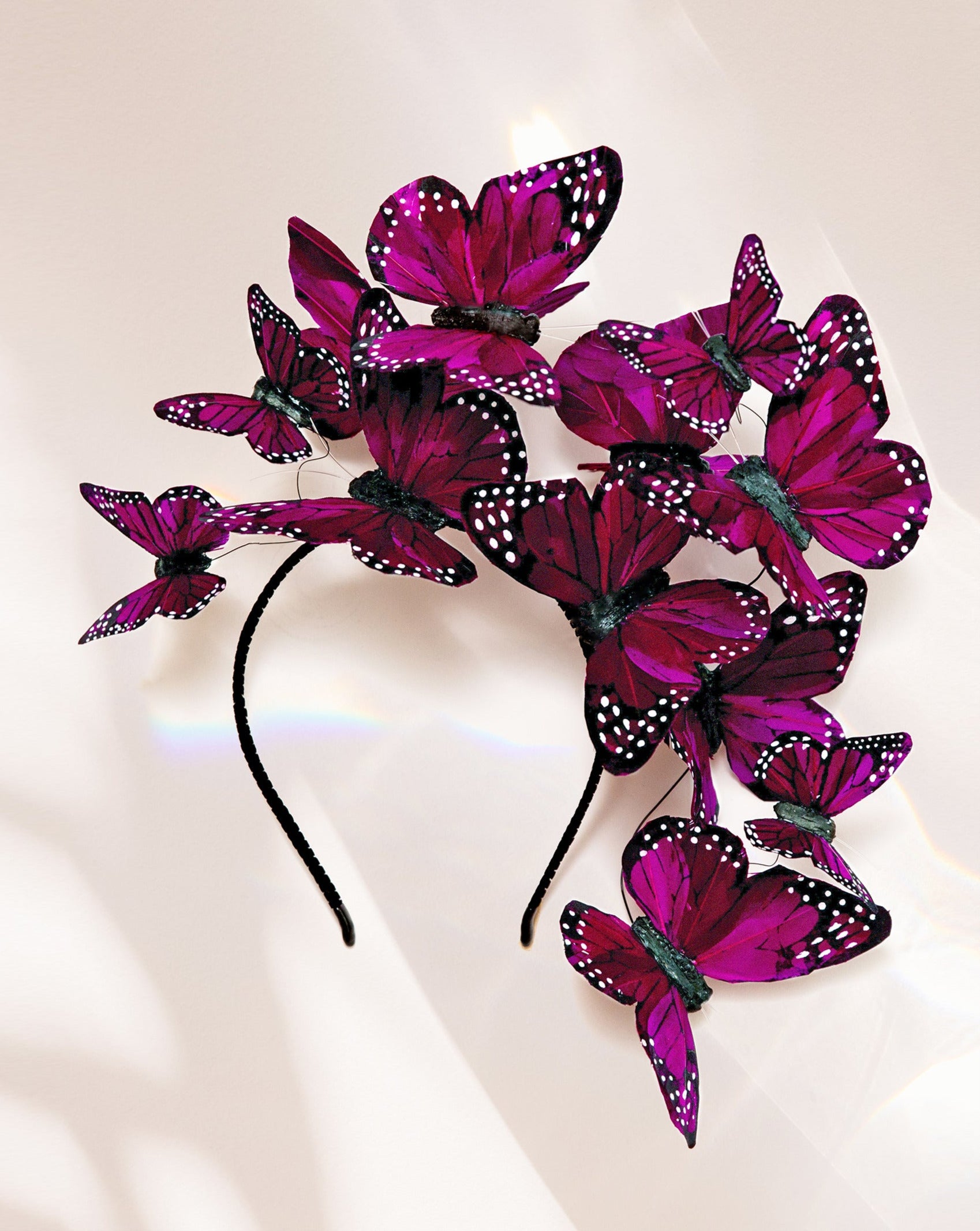 Royal Purple Butterfly Fascinator