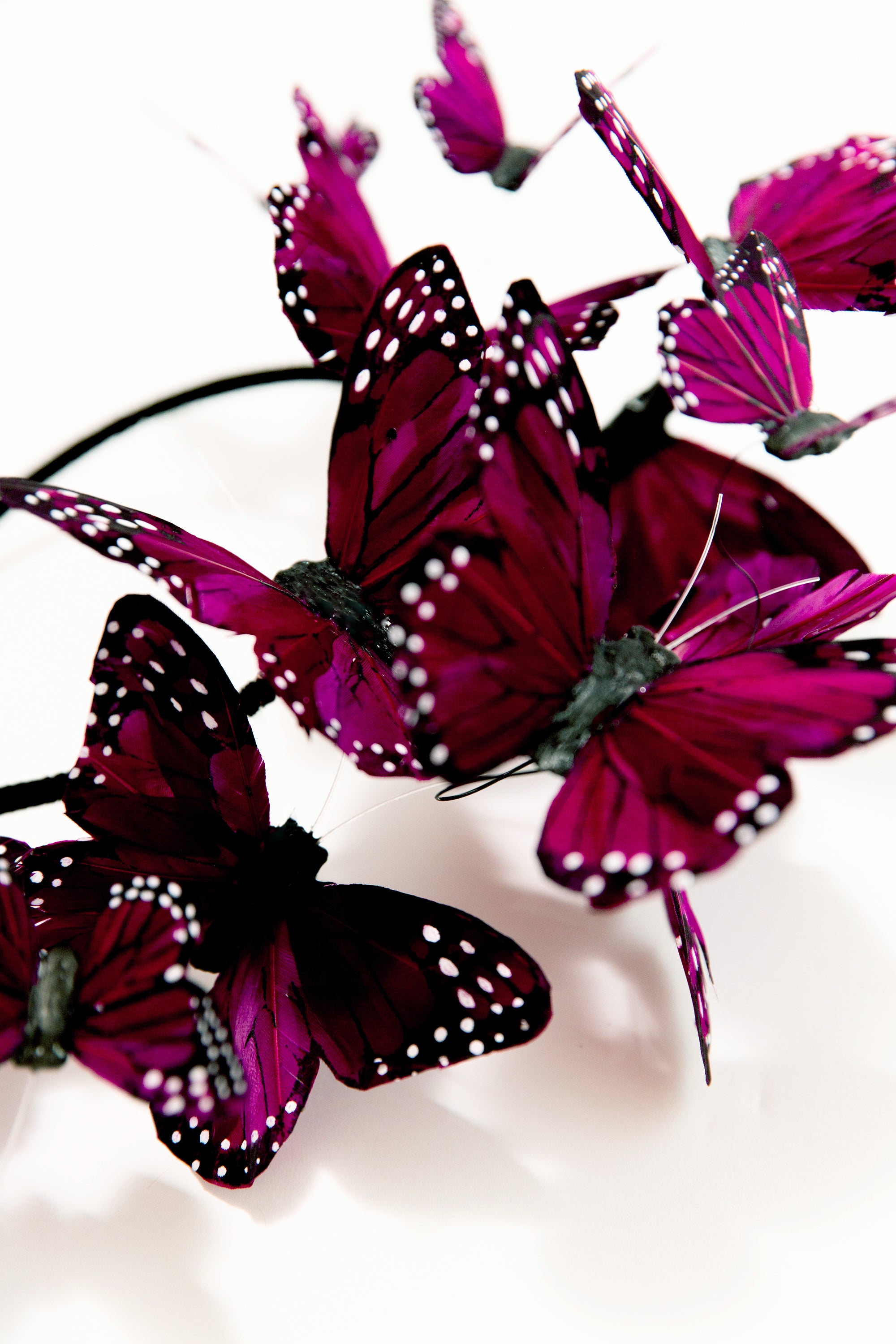Royal Purple Butterfly Fascinator