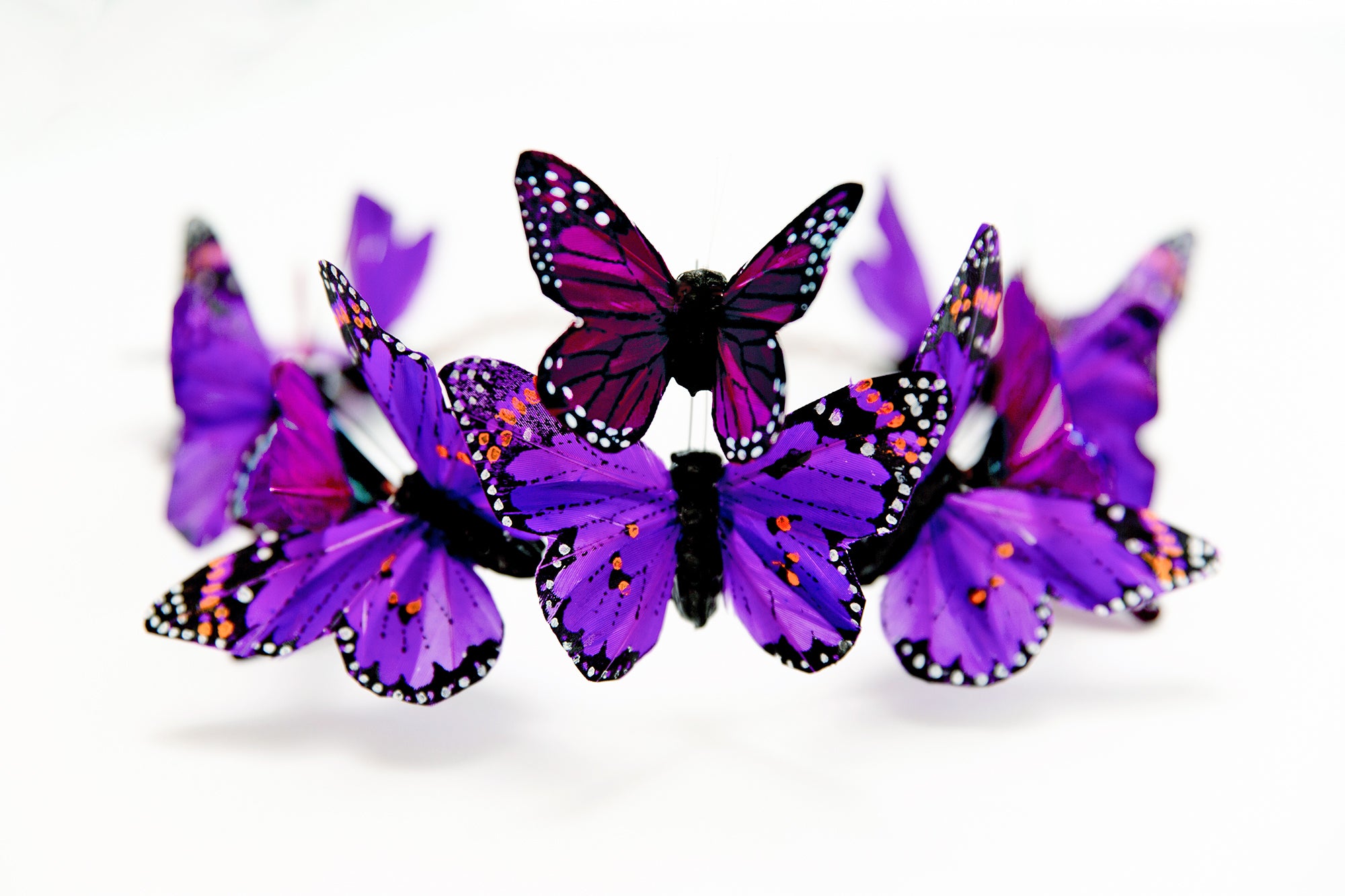 Ultra Violet Butterfly Crown
