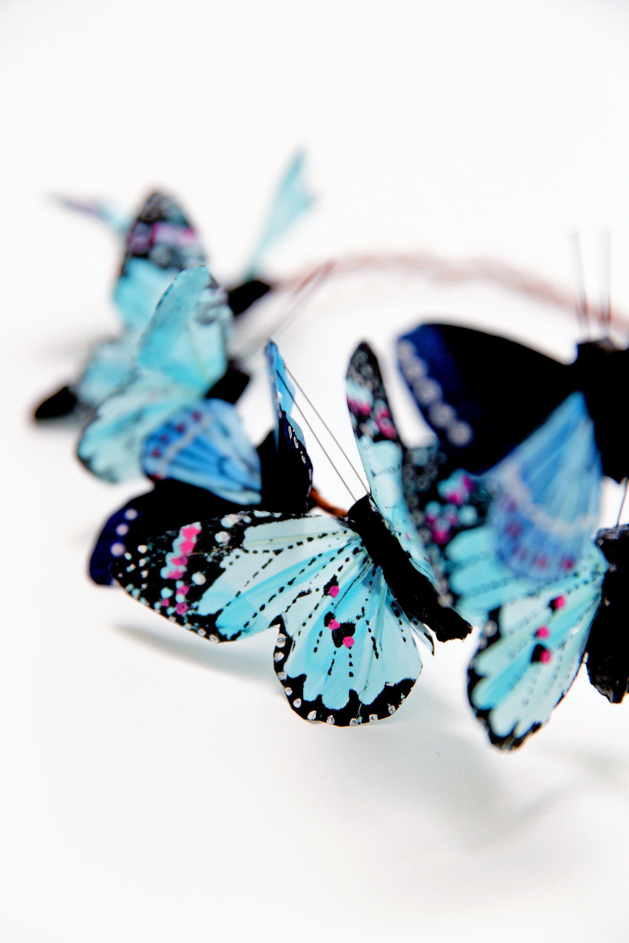 Aquamarine Dream Butterfly Crown