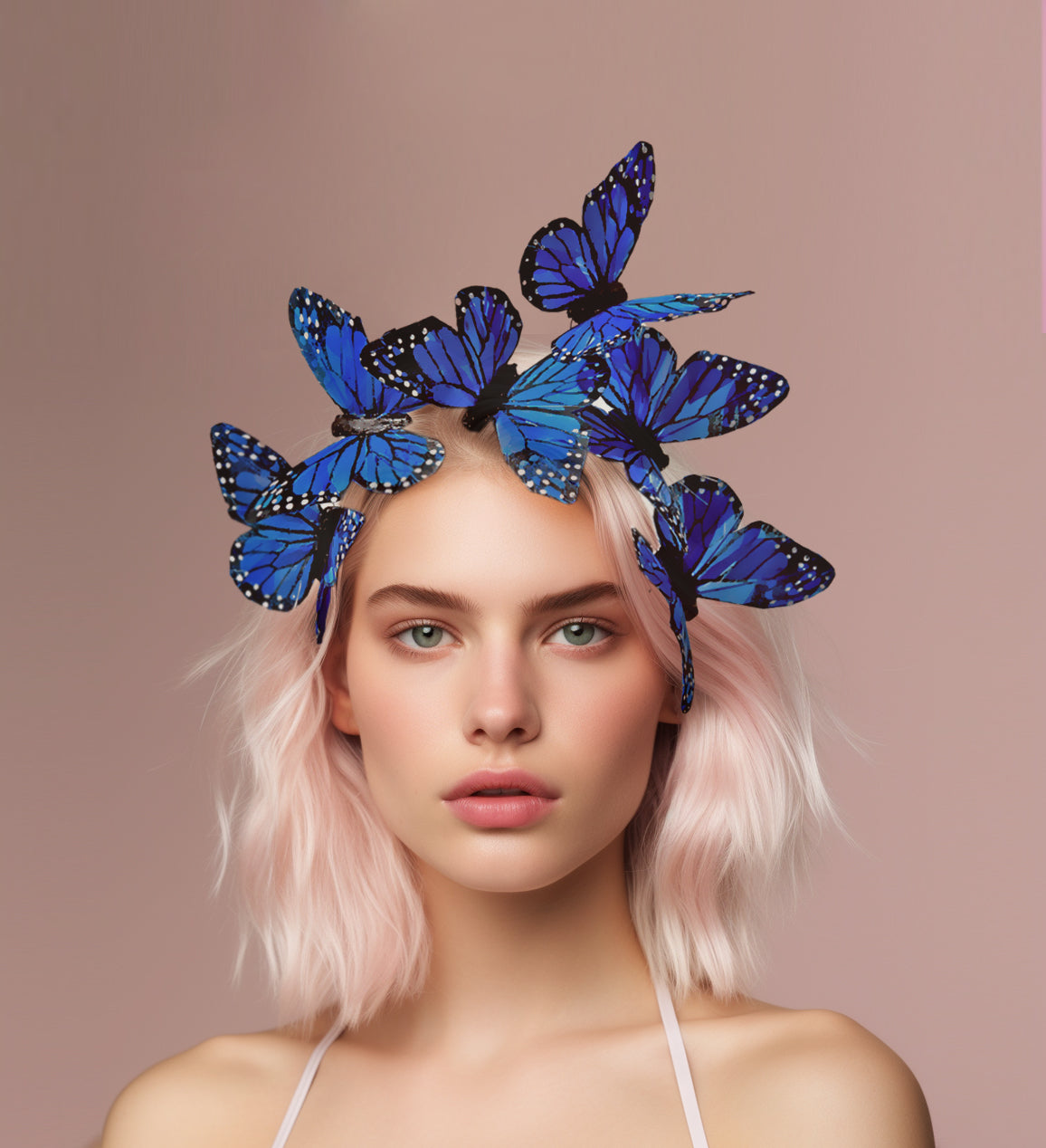 Sapphire Butterfly Headband