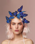 Sapphire Butterfly Headband
